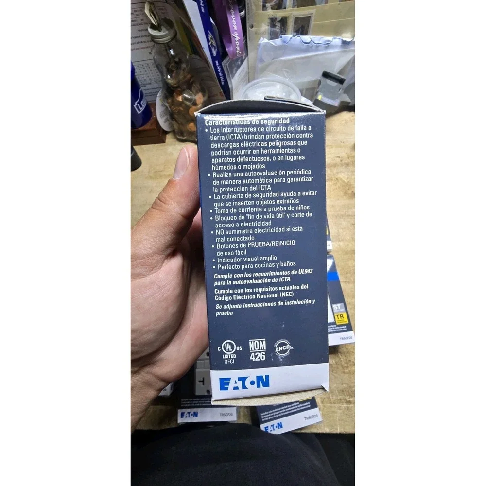 EATON TRSGF20W -SPL GFCI RECEPTACLE ,125V 20A